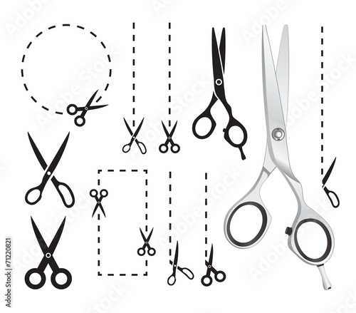 Set of scissors