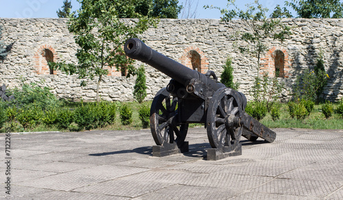 Obraz na płótnie Old big gun w salonie