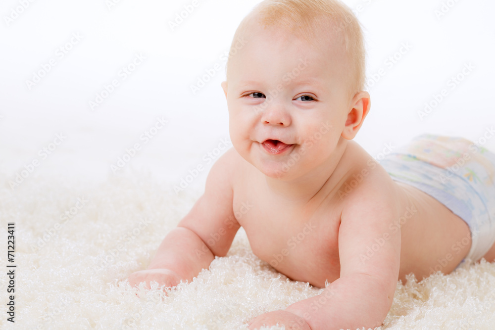 adorable boy age 6 months, play, emotions adorable boy age 6 months, play, emotions