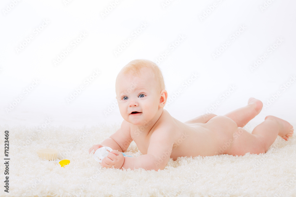 adorable boy age 6 months, play, emotions adorable boy age 6 months, play, emotions