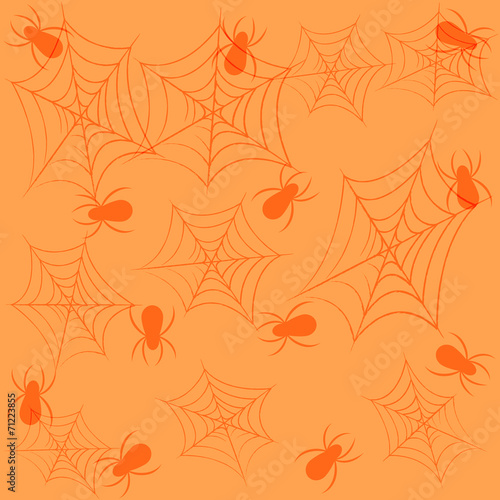 Holiday seamless background on theme of Halloween