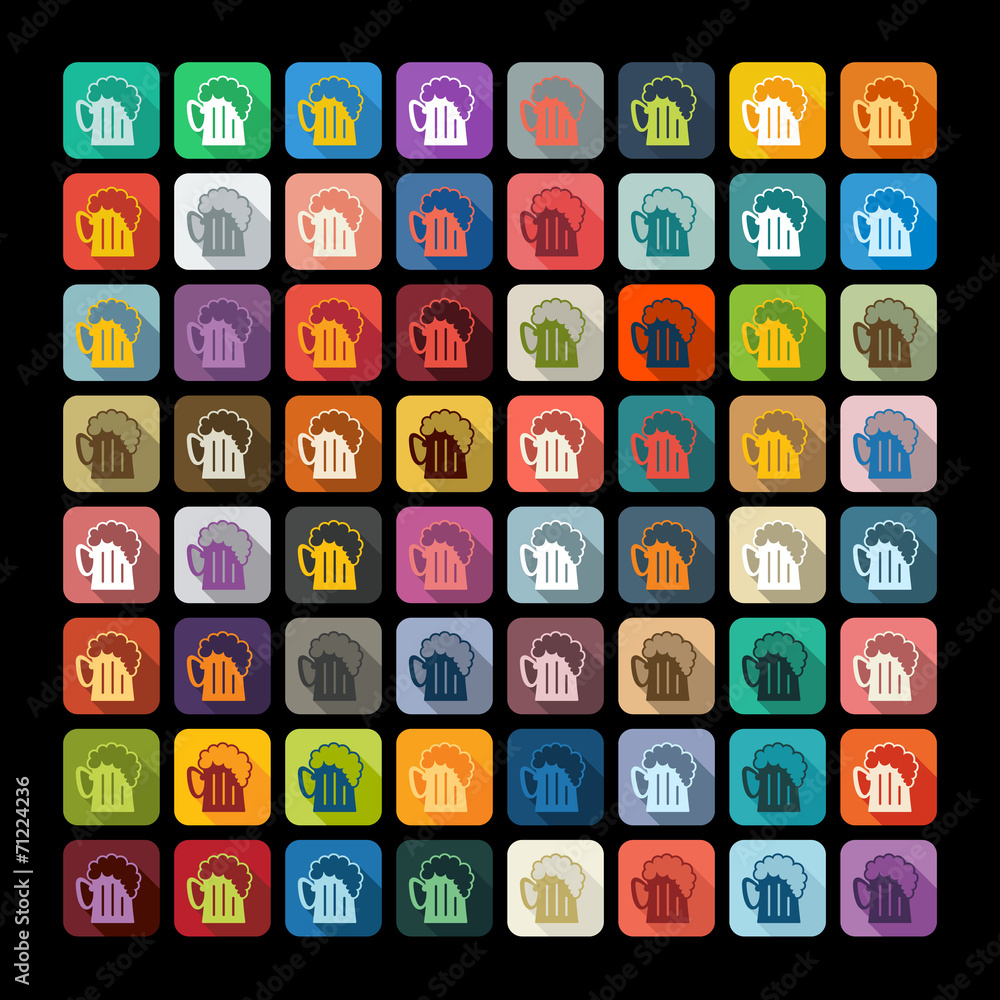 Flat design: beer Flat design: beer