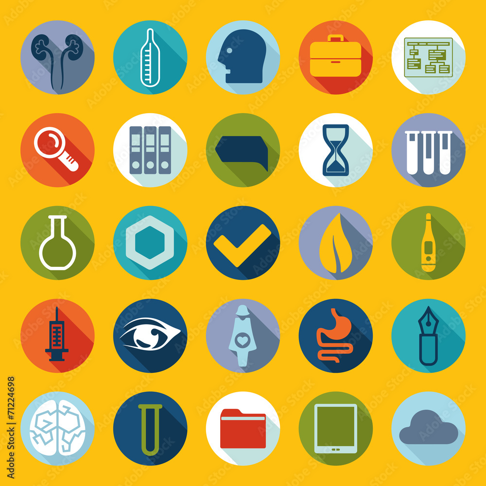 Set of medical icons Set of medical icons