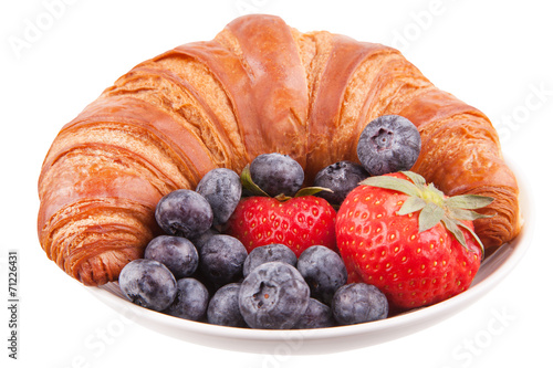 Wallpaper Mural Croissant mit Obst Torontodigital.ca