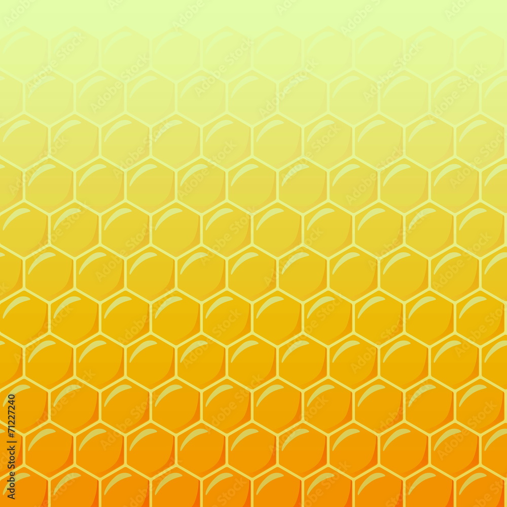 Honeycomb as illustration background, top light Honeycomb as illustration background, top light