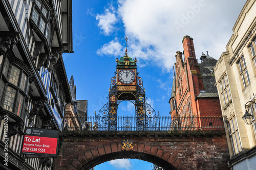Bild auf Leinwand イギリス　チェスター　Chester　England