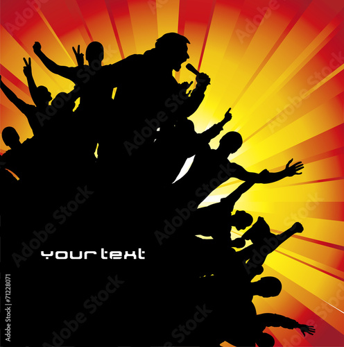 Poster for music concert.