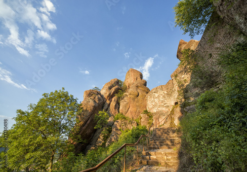 Belogradchik fortress inside and the rocks
