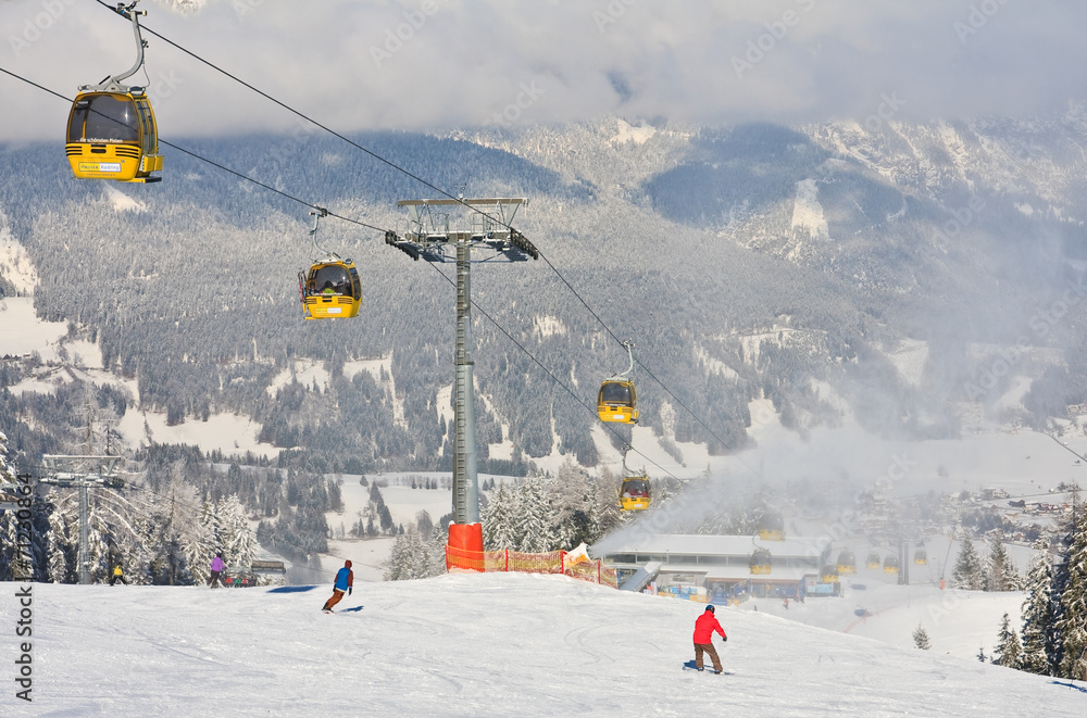 Ski resort Schladming . Austria