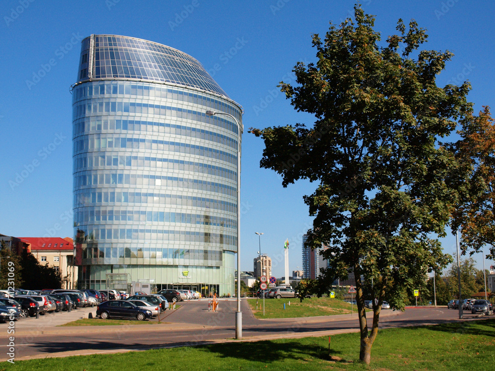 Barclays bank office in Vilnius city