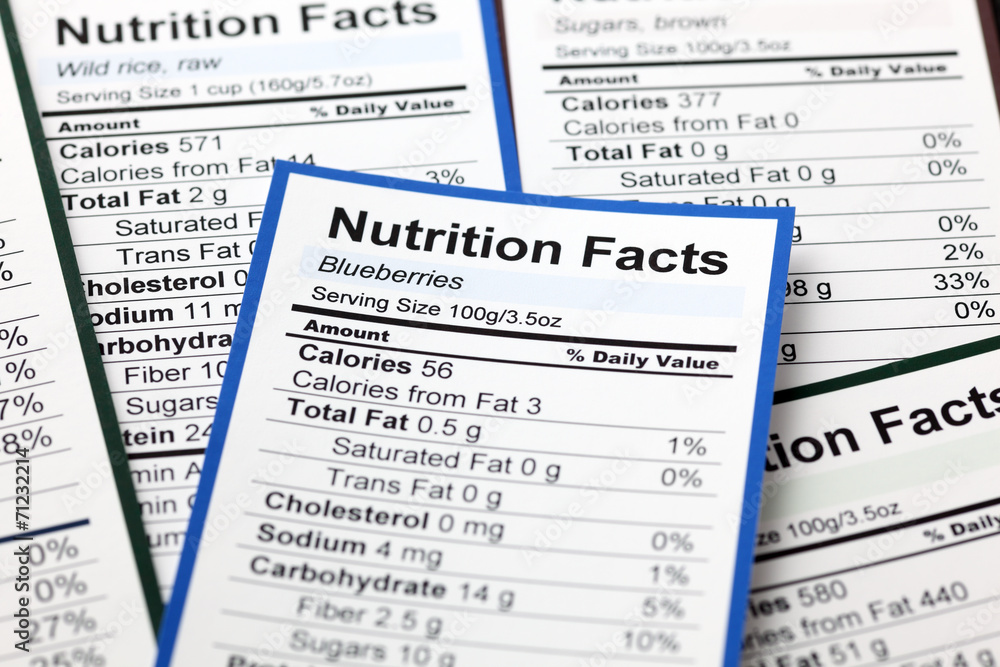 Lots of Nutrition facts Lots of Nutrition facts