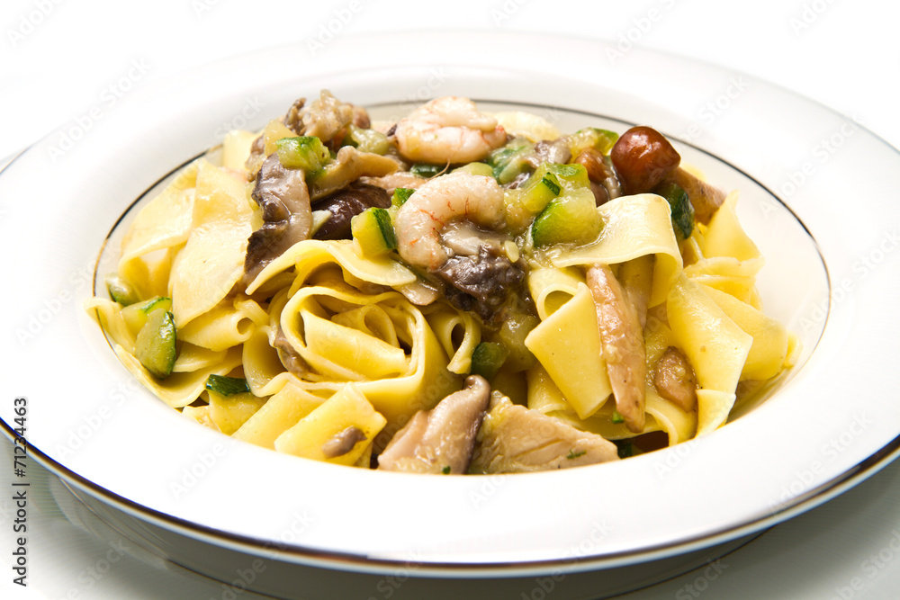 Shrimp and Mushroom Pasta Shrimp and Mushroom Pasta