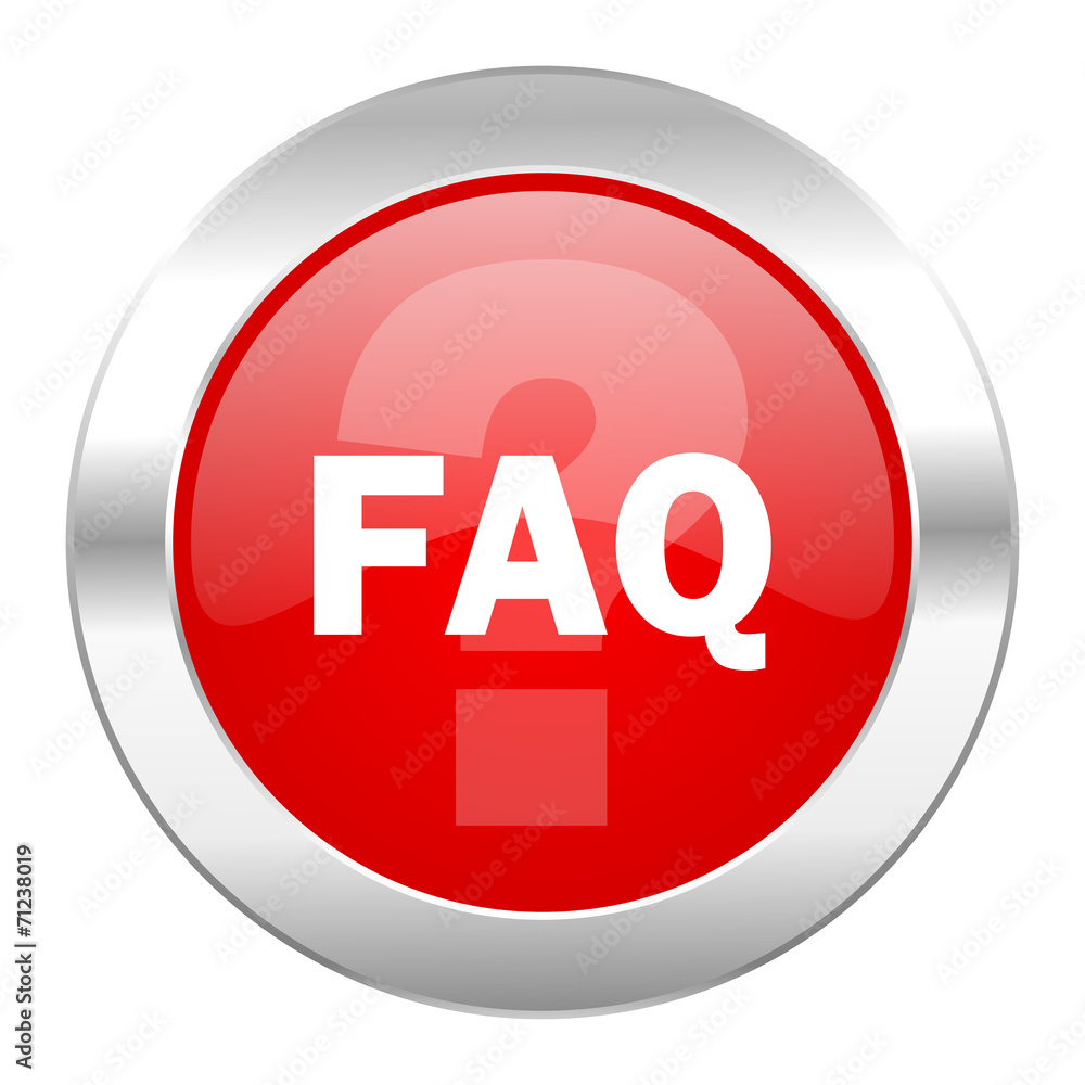 faq red circle chrome web icon isolated faq red circle chrome web icon isolated