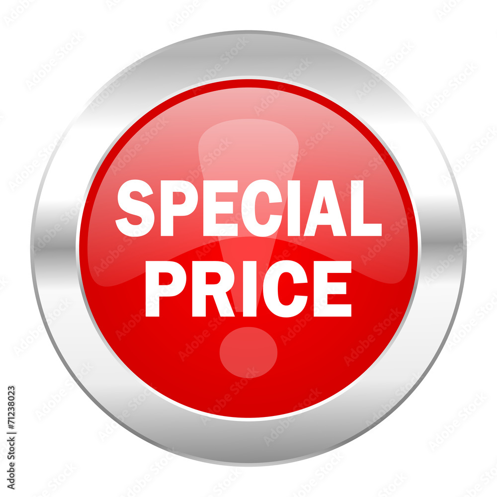 special price red circle chrome web icon isolated special price red circle chrome web icon isolated
