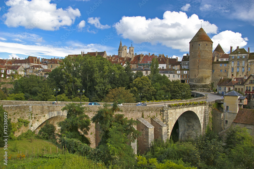 Semur-en-Auxois in Burgundy France
