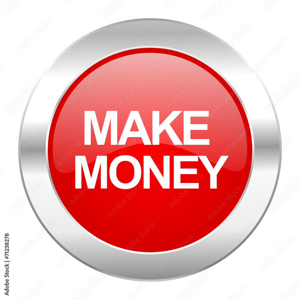 make money red circle chrome web icon isolated make money red circle chrome web icon isolated