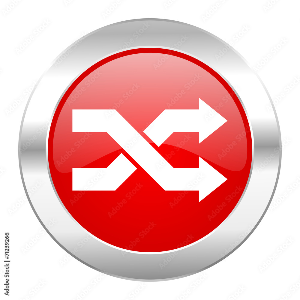 aleatory red circle chrome web icon isolated aleatory red circle chrome web icon isolated