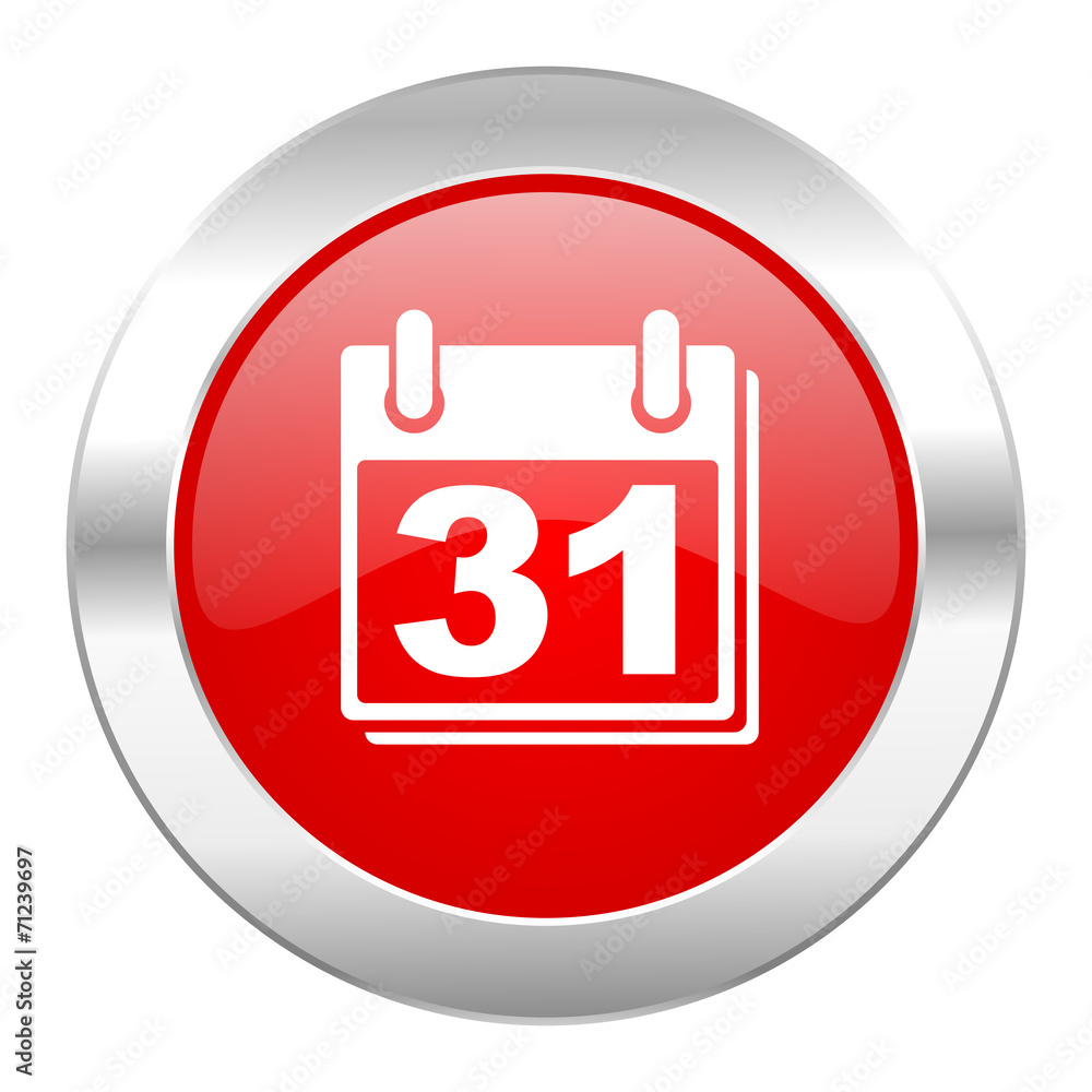 calendar red circle chrome web icon isolated calendar red circle chrome web icon isolated