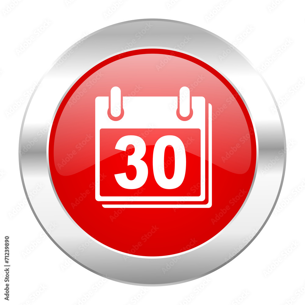 calendar red circle chrome web icon isolated calendar red circle chrome web icon isolated