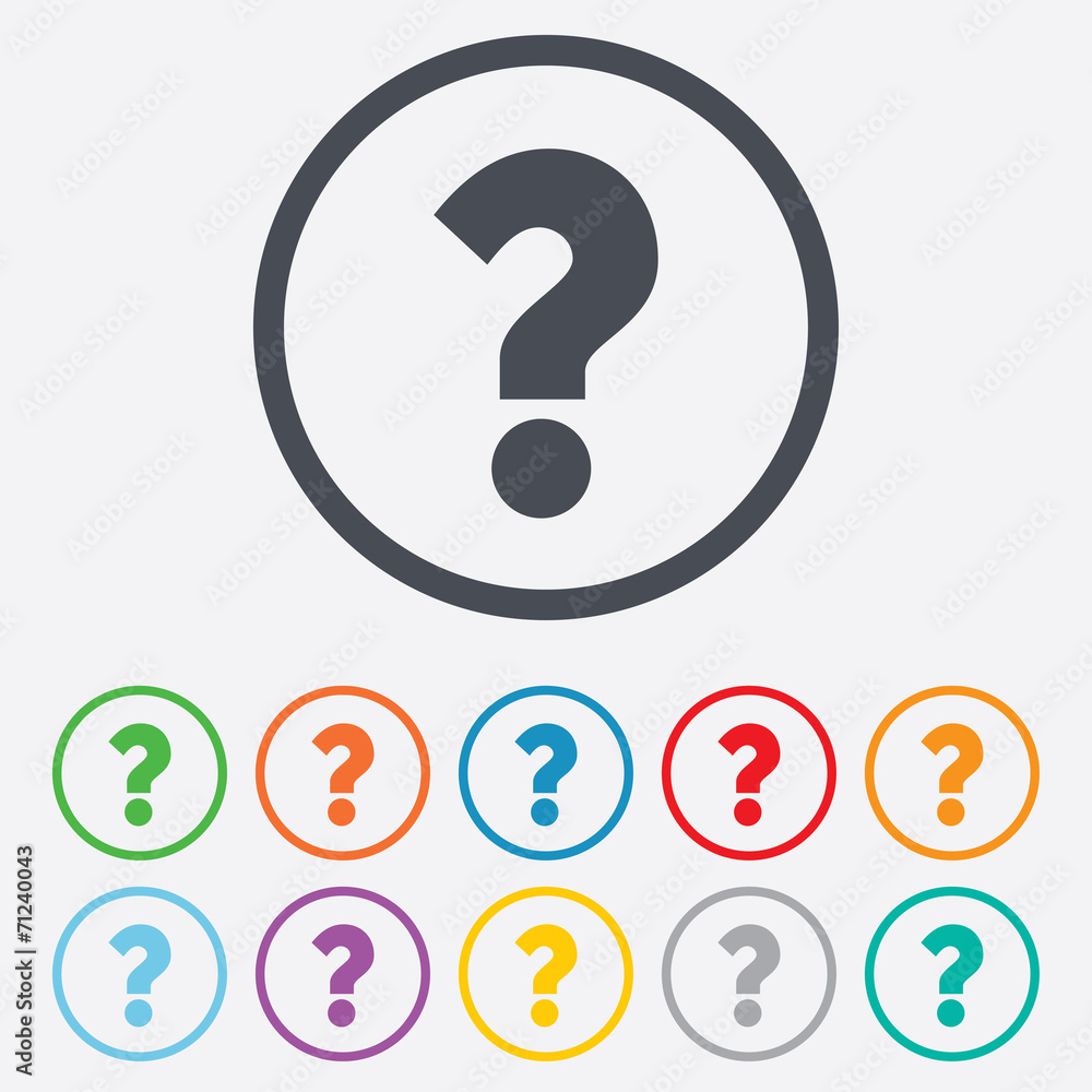 Question mark sign icon. Help symbol. Question mark sign icon. Help symbol.
