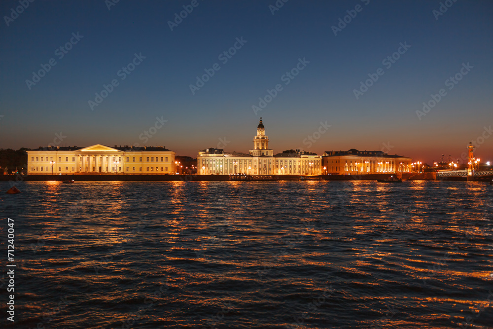 Kunstkamera and Neva river, Saint Petersburg Kunstkamera and Neva river, Saint Petersburg