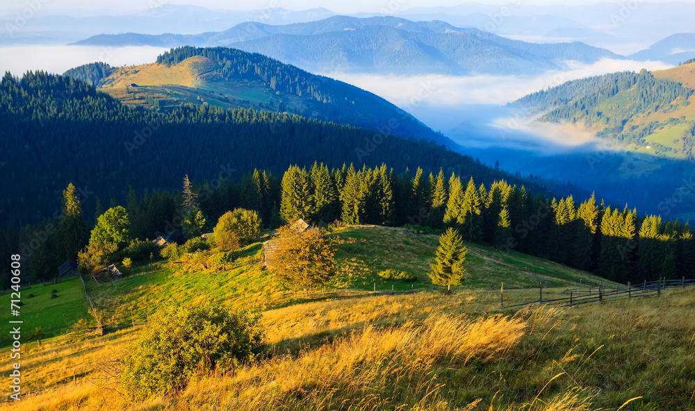 Mountains in the Carpathians