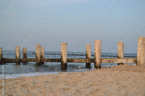 fence on the beach