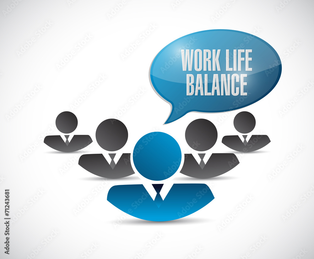 work life balance team illustration work life balance team illustration