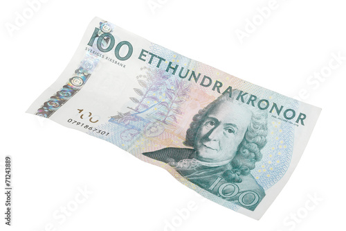 Ett hundra kronor photo