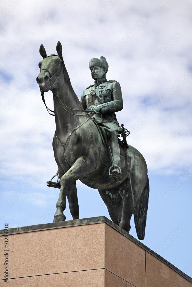 Mannerheim statue in Helsinki. Finland Mannerheim statue in Helsinki. Finland