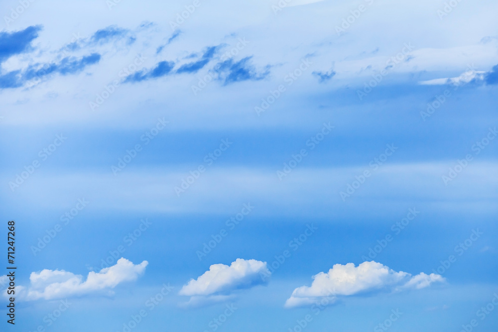 Natural bright blue cloudy sky background photo texture Natural bright blue cloudy sky background photo texture