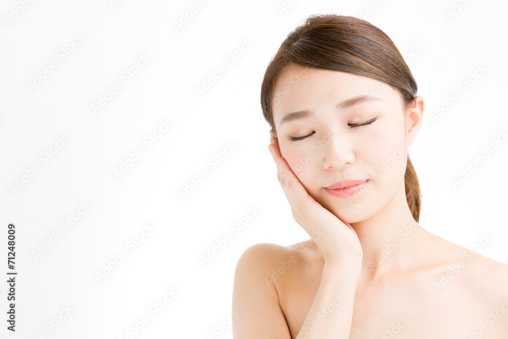 attractive asian woman skincare image attractive asian woman skincare image
