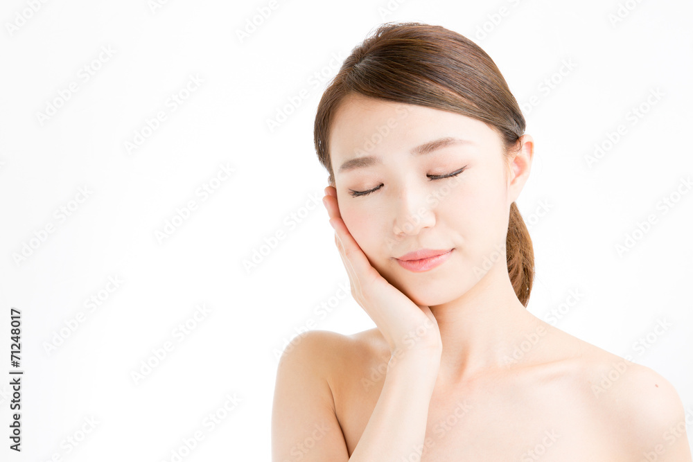 attractive asian woman skincare image attractive asian woman skincare image