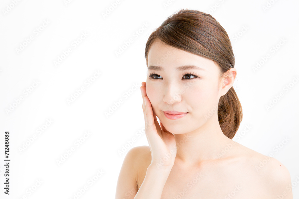 attractive asian woman skincare image attractive asian woman skincare image