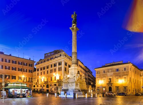 Rome Spanish Square Column © Taras Vyshnya
