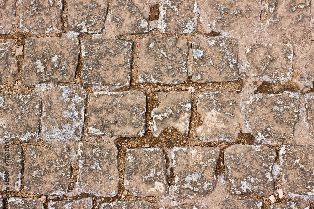 Dirty grunge block pavement texture. Dirty grunge block pavement texture.