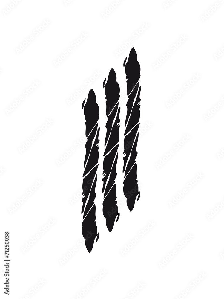 3 Striche Streifen Linien 3 Striche Streifen Linien