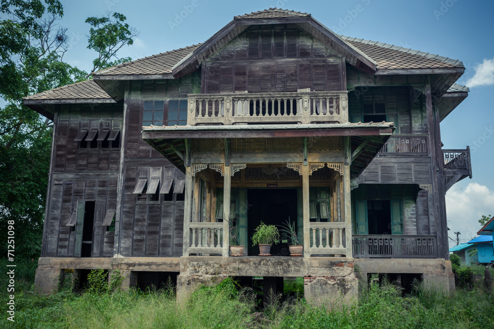 abandoned old house