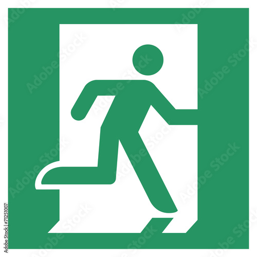 Safe condition sign,Emergency exit