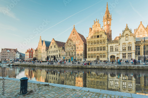 Center Market of Ghent, Belgium.