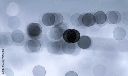 Defocused Blur bokeh invert color