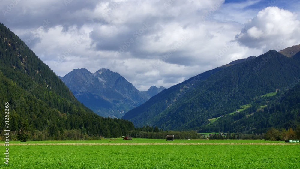 Dolomites, time-lapse with zooming out Dolomites, time-lapse with zooming out