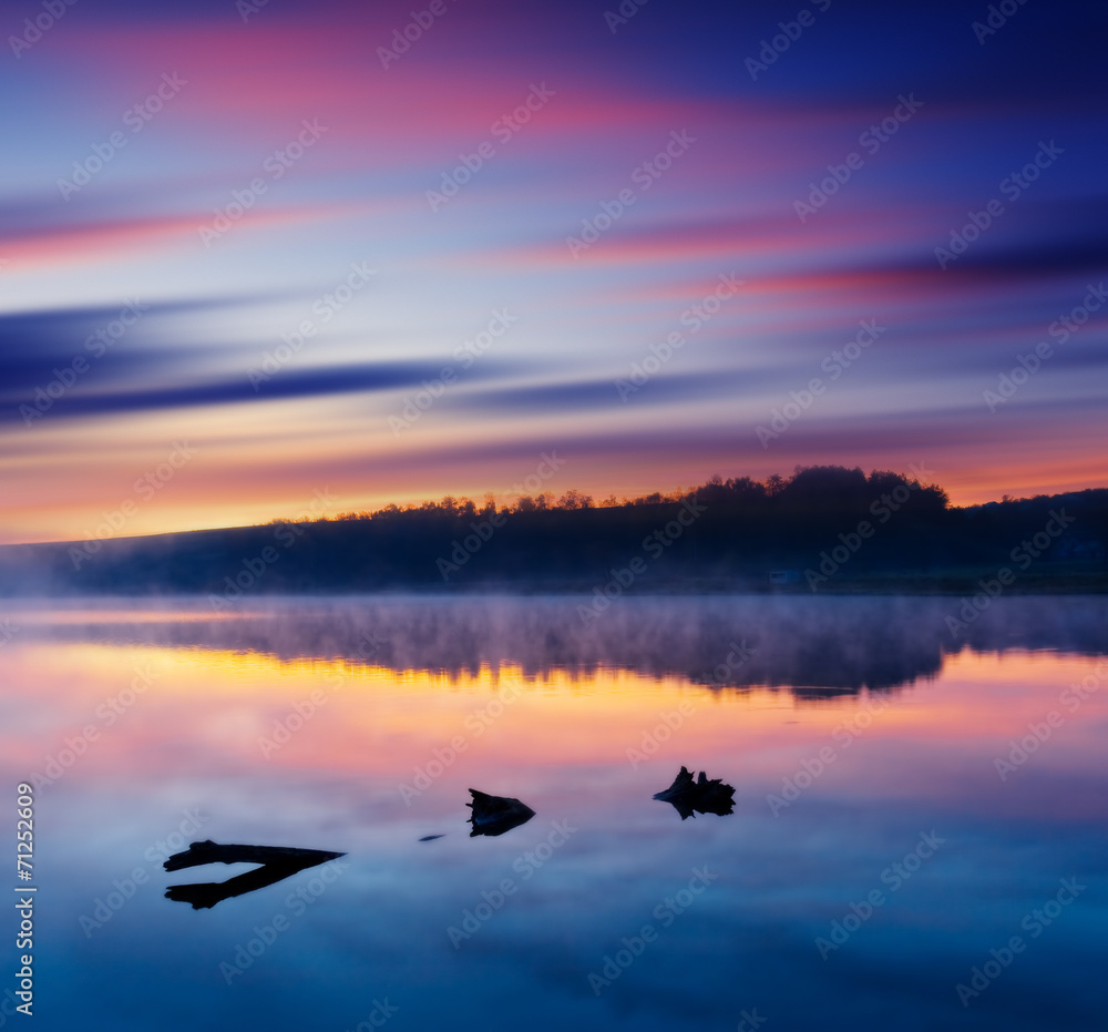 Naklejka premium lake