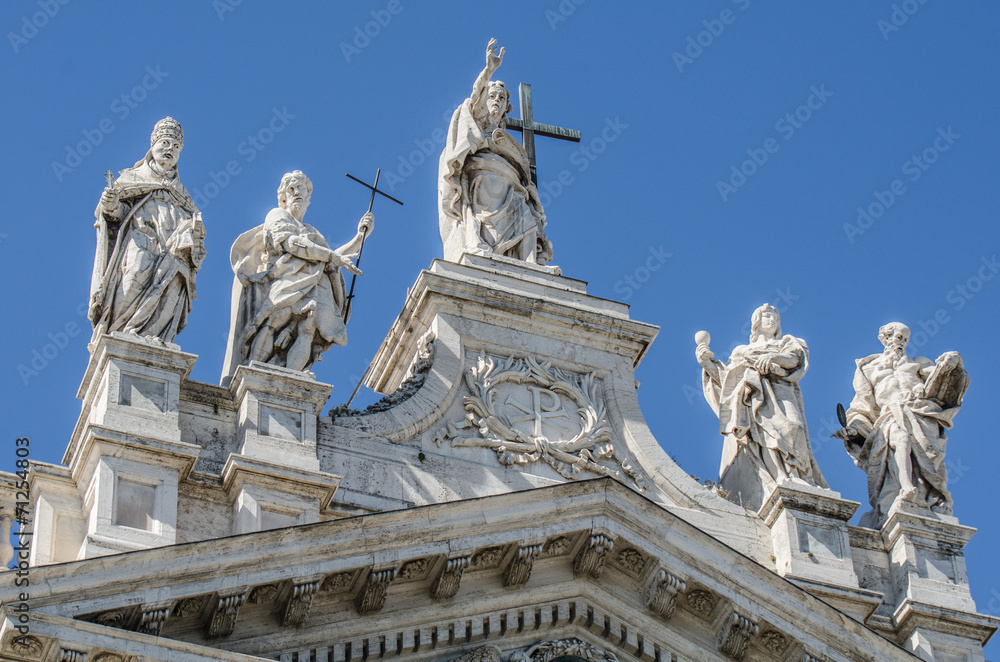 San Giovanni Laterano Facade. Rome