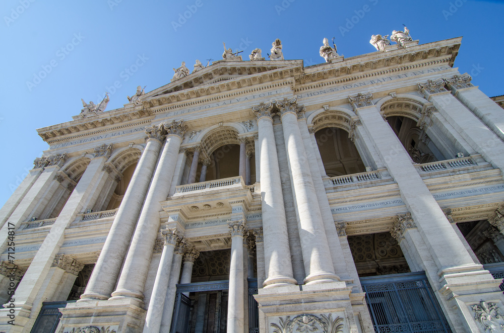 San Giovanni Laterano Facade. Rome