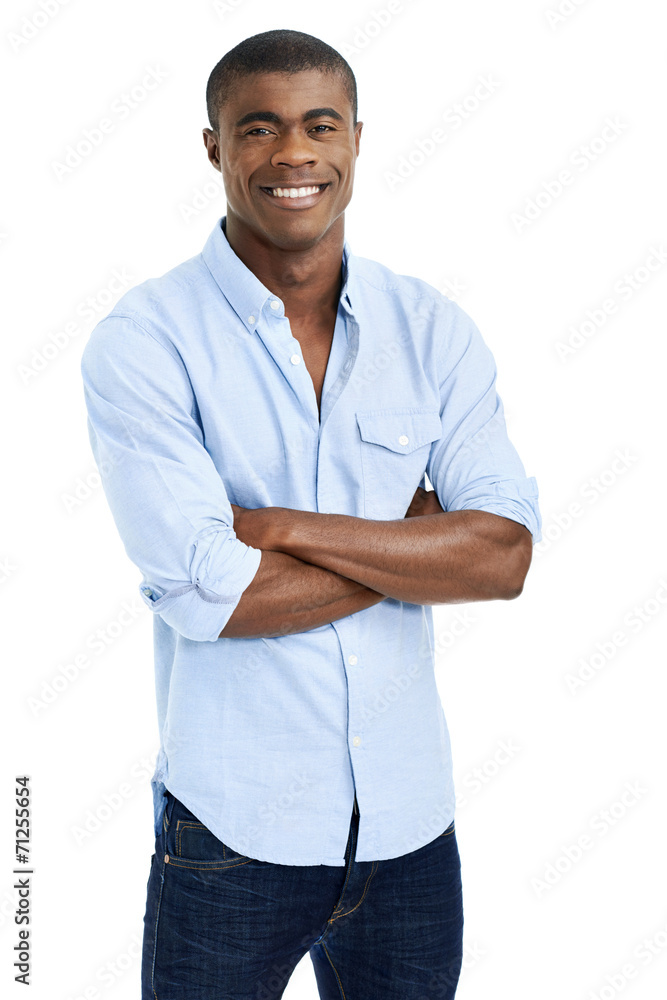 cheerful african man cheerful african man