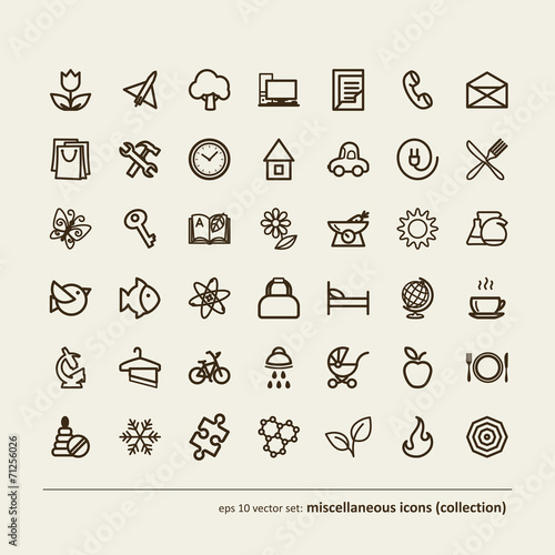 miscellaneous icons (collection)