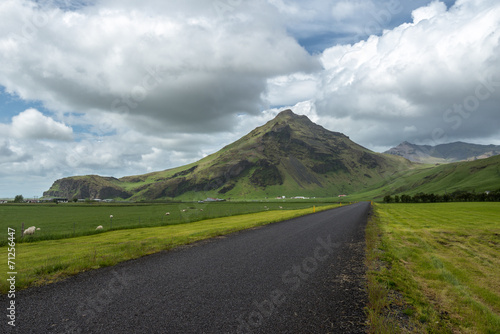 Iceland road landscape. © 1tomm