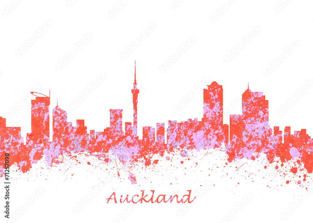 Auckland New Zealand Skyline