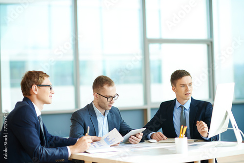 Male briefing